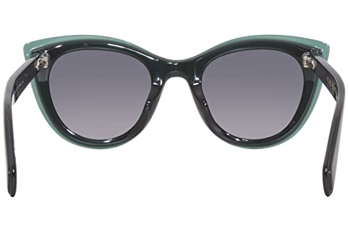 Rag & Bone 1042/G/S Sunglasses - Gray Green Dark Gray Gradient Cat Eye 49mm New & Authentic4