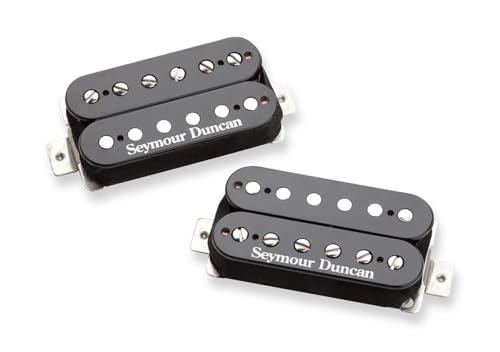 Seymour Duncan Hot Rodded Humbucker Set Zèbre avec aimants Alnico 5 pour un sustain exceptionnel
