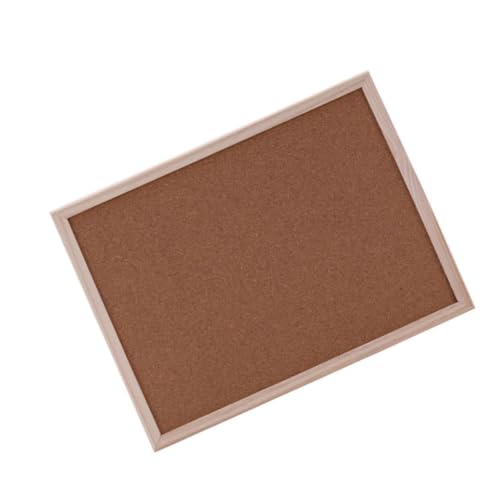 jojofuny Tablero de Corcho Colgante de Madera para Escuela y Hogar, Tablón de Anuncios Resistente de 30x40cm, Adecuado para Notas y Recordatorios