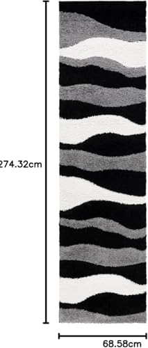 Image of Modern Fluffy Silky Micro Fiber Polyster Carpet /Runner for Bedroom, Study Room, Playing Room, Guest Room ETC 1.5x3 feet-C-10