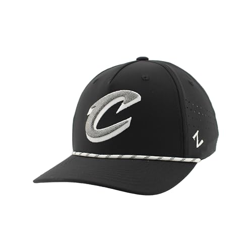 Cleveland Cavaliers NBA Officially Licensed Rope Hat Snapback Performance Black