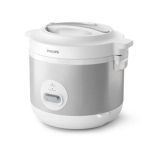 Philips Ricecooker - 3D heating - 1.8L 10 Cups 3-in-1 Functions Cook Steam and Keep Warm 4-layer aluminum non-stick pot - HD3008/30