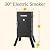 Cuisinart COS-330 Vertical Electric Smoker, Three Removable Smoking Shelves, 30", 548 sq. inches Cooking Space
