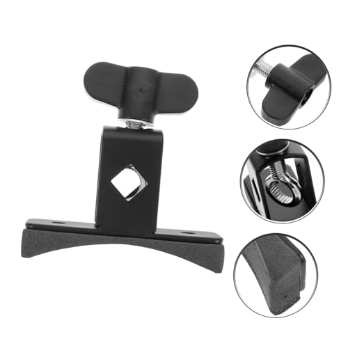 Abrazadera para soporte de Cowbell Toddmomy para aro de batería, fácil instalación y sujeción segura para bateristas de jazz y bandas de marcha miniatura 7
