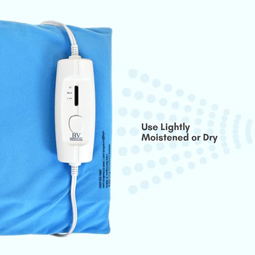 Heating Pad with Three Heat Settings W/No Auto Shut Off/12\" X 24\"