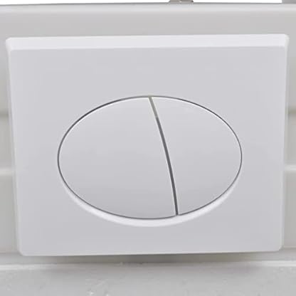 WYIPENGF Wand-WC mit verdecktem Spülkasten, Keramik, weiß, WC-Sitz mit Absenkautomatik, WC-Sitz mit Schnellverschluss für einfache Reinigung, einfache Befestigung, Standard-Toilettensitze – Bild 5