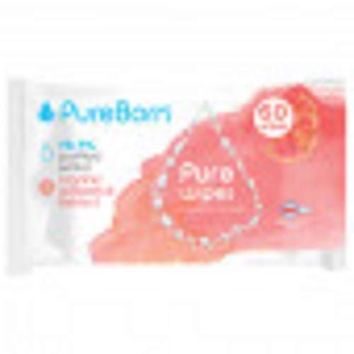 Pureborn Pure Grapefruit Wipes 60s 1 pack