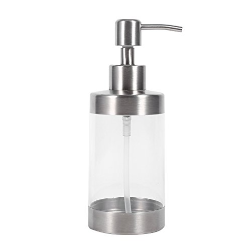 BAOFUYA Dispensador de Líquido, Bomba de Acero Inoxidable, Recargable