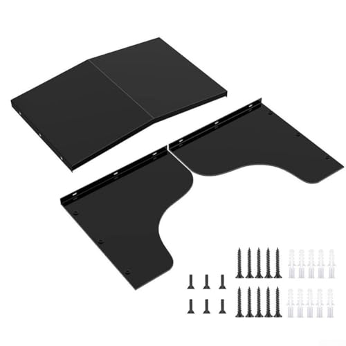 Gdfnmogo Wallbox EV Charger - Cubierta protectora de techo de aleación de acero resistente a la intemperie para estación de carga montada en la pared, toldo resistente al viento, a la lluvia y al sol