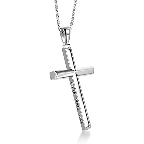 YAFEINI Family Tree Cross Necklace for Women Cover