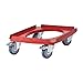 Cambro CD3253EPP158 Cam Dolly for Cam GoBoxes (550 lb. Load Capacity), Hot Red