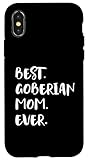 Best Goberian Mom Ever Golden Retriever Siberian Husky Mix Coque pour iPhone X/XS