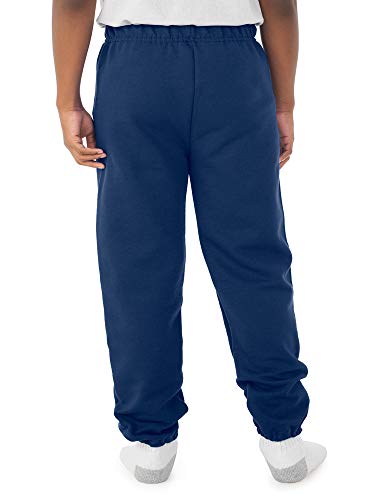 Image of JERZEES Youth Nublend Fleece Sweatpants without Pockets, Covered Elastic Waistband, Cotton Blend, Sizes S-XL