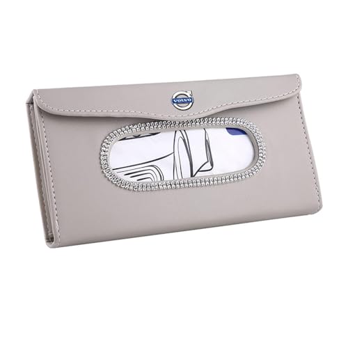 Boîte à mouchoirs pour Volvo XC60 S60 S90 blanche universelle - 2