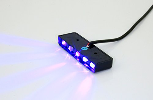Luz LED Azul para Panel Bajo - 5 LED Alta Potencia miniatura 1