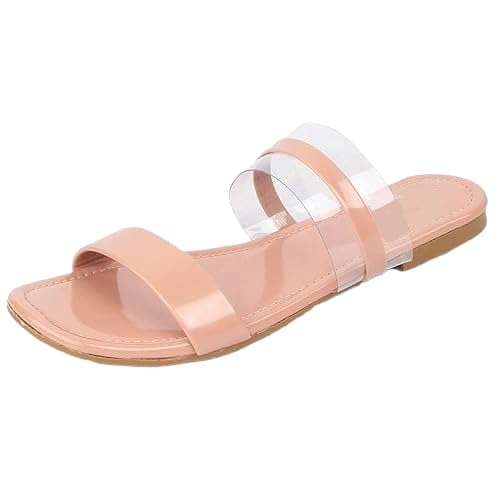 Deynvock fashion sandals women trendy flats fashion slipper women or girls(MYR2-01-pink-07) (B0CMR65B93) Amazon Price History, Amazon Price Tracker