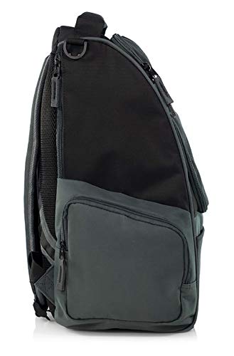 Innova Adventure Pack Backpack Disc Golf Bag - Holds 25 Discs - Lightweight - Includes Innova Limited Edition Stars Mini Marker (Black/Grey) #TOP3