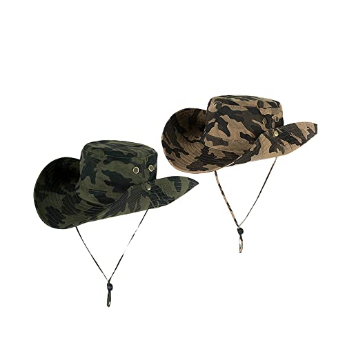 Chapeaux seau protection solaire UV large bord 11cm pour safari