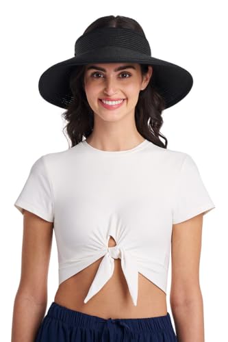 Women's Rolled Braid Visor - UPF 50+ Sun Protection - Primrose