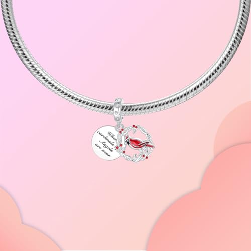 Image of LUXILLA Love You Best Friend Grandma Wife Heart Charm 925 Sterling Silver Charms Fit for Bracelets Necklace Jewelry Gift for Women