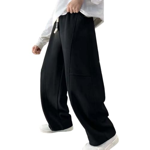 Pantalon Taille élastique Enfant Garçon Baggy Fashion Pantalon Large Garcon avec Poche Ample Chic Décontractés Confort Casual Vacances Streetwear Jogging...