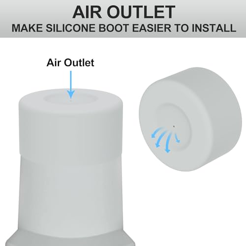 Image of Affute Protective Silicone Boot for Stanley Quencher H2.0 40 30 20 oz & IceFlow Flip 30 20 oz, BPA Free Anti-Noise Anti-Scratch, Stanley Cup Protector Sleeve Cover Boot