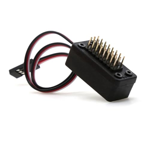 Interruptor de luces CH3 para coche RC de panel LED accesorio SCX10 TRX4 5