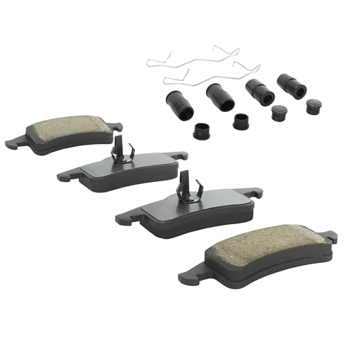Image of QUALITY-BUILT Rear Semi-Metallic Brake Pads, Premium 1001-0791M, Compatible with 1999-2004 Jeep Grand Cherokee