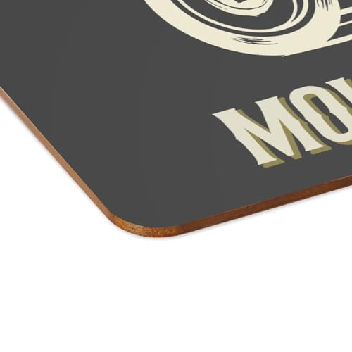 Sets de table souples en liège isolant noir grand format antidérapant