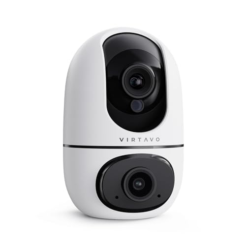 virtavo XD1 Indoor Security WiFi Camera, No Subscription...