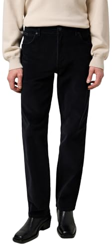 Wrangler Texas Men's Regular Fit Straight Leg Jeans, Black, 36 W/30 L