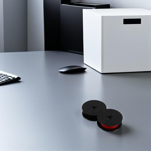 Cinta para máquina de escribir de nailon resistente con tinta bicolor rojo y negro 6