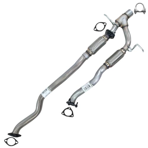 Exclusive Exhaust Fits For [Jeep Cherokee 3.2L EXHAUST FLEX PIPES 2018 2019 2020 2021 2022] STAINLESS Include All Gaskets & Mounting Hardware
