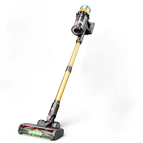 OYHN Aspiradora Sin Cable 40kPa, 1.3kg Ligera para Pelo Mascotas, Cepillo Antienredos, Motor 650W, 1.2L Depósito Polvo, Filtración Ciclónica, Larga Autonomía