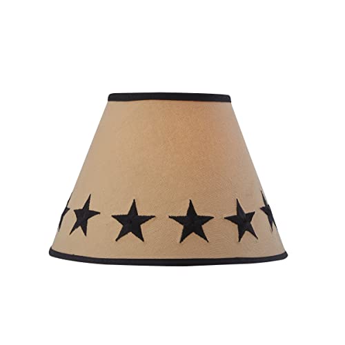 Park Designs Black Star Embroidered Shade - 10" #TOP11