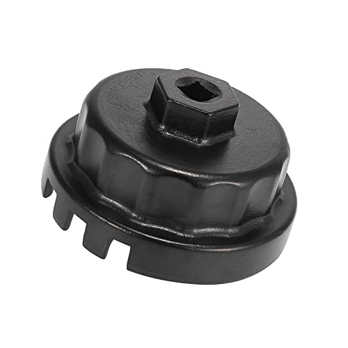 ACROPIX Oil Filter Cap Removal Tool Oil Filter Cap Wrench Fit for Toyota Camry - Pack of 1 Black