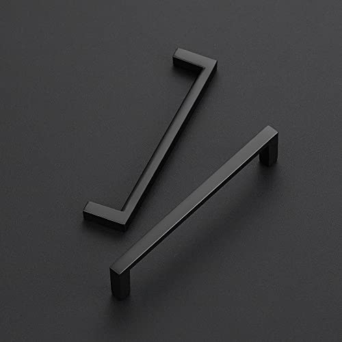 image for Ravinte 30 Pack Matte Black Cabinet Pulls Slim Kitchen Cabinet Handles