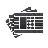 AINIUNIU 3 Stück Fahrrad Rahmen Schutz Carbon Aufkleber, Fahrrad Kettenstreben Aufkleber Schutzfolie Rahmenschutz, Rahmen Schutz Folie Lackschutz MTB BMX Kette Lackschutzfolie