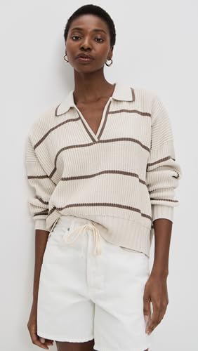 Splendid Women's x Cella Jane Stripe Polo Sweater2
