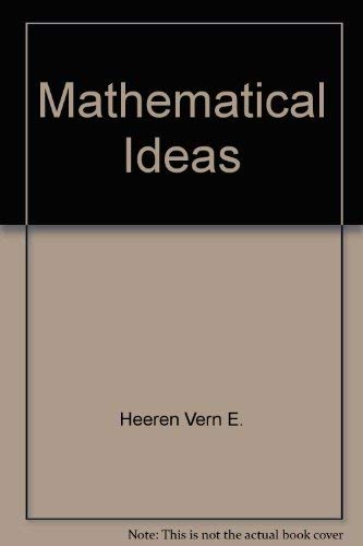 Mathematical ideas 0673150909 Book Cover