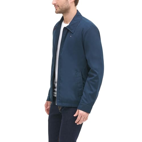 Image of Tommy Hilfiger Men's Lightweight Zip-up Microtwill Golf Jacket (Standard and Big & Tall Sizes)
