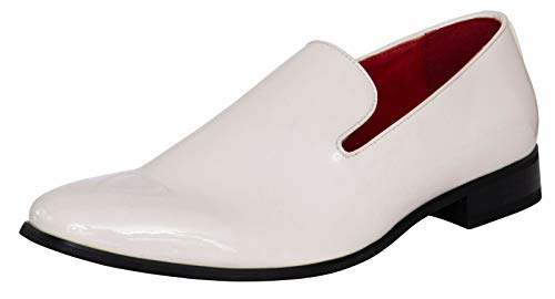 Mocasines para hombre de vestir con acabado brillante, ideales para eventos y ceremonias.