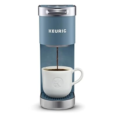 Keurig K-Mini Plus Maker Single Serve K-Cup Pod Coffee Brewer, Comes with 6 to 12 Oz. Brew Size, Storage, and Travel Mug Friendly, Cardinal Red (Renewed)
