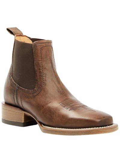 Shyanne Women's Stryde Chelsea Boots - Brown Square Toe