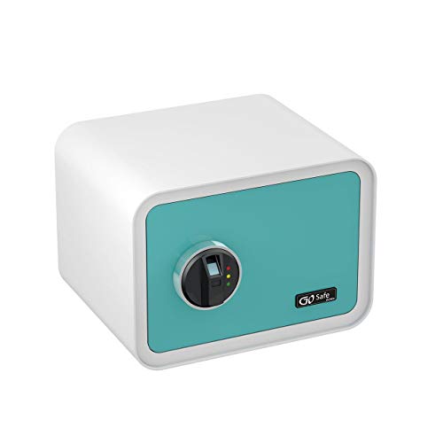Preisvergleich Produktbild Olympia Tresor GOSAFE 100 blau / weiß 7009 mit Fingerprint Schloss