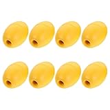 Luxshiny 8pcs Kayak Anchor Float and Marine Buoy Marker Set, Yellow Sturdy Dock Floats for Boat Fishing and Water Trail Stabilizer