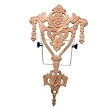 Vsadsau Applique per architrave in legno massello decorativo per pavimento piatto vuoto in...