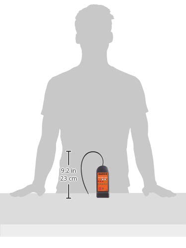 BAHCO Bremssflüssigkeitstester, Schwarz, Tri-Point, 3.5 x 23.5 x 17.5 cm