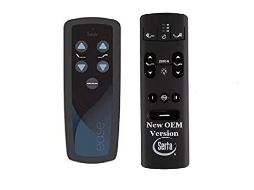 Utah Rustic Furniture, Replacement Remote Control for Sealy Ease 1.0 Adjustable Bed (New Gray 6 Button Remote)