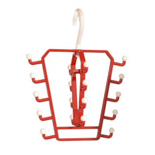 Hanging Closet Organizer, V-Shaped 360 ° Rotating Design Suspension Installation Stackable Combination Clothes Hangers,Save Space Compartmentalized Storage Multi-Purpose Hanger Rack for Storage